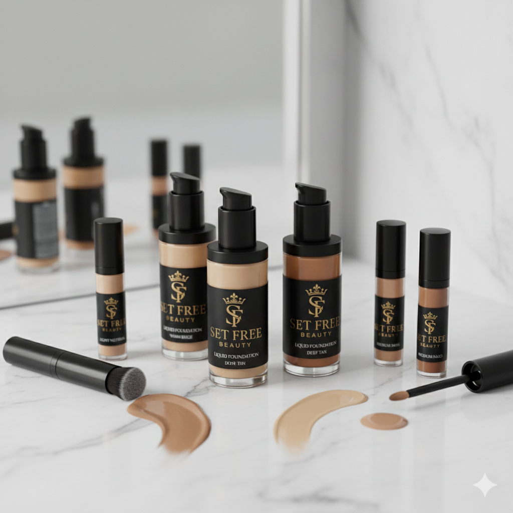 Flawless Foundations & Concealers | Set Free Beauty Cosmetics